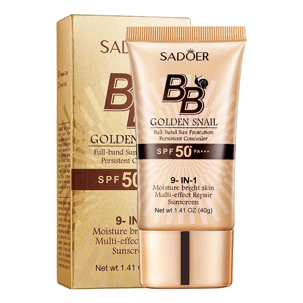 SPF50 Sunscreen BB Cream Face Makeup Foundation Primer Moisturizer Concealer Sun Block Protection Isolation