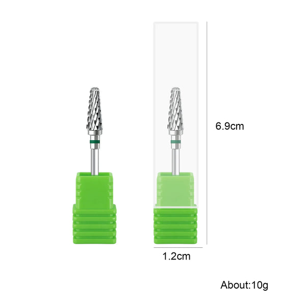 1Pcs Tungsten Carbide Dead Skin Remover Nail Drill Bits 3/32" Professional Safe Carbide Nail Cleaning Drill Bit For Callus