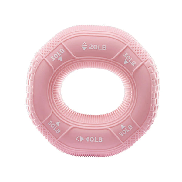 Silicone Adjustable 20-90LB Hand Grip Arm Strength Exercise Gripping Ring Fitness Gym Finger Forearm Trainer Carpal Expander