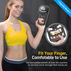 Grip Strength Tester Electronic Tester 396Lbs/180Kg Digital Dynamometer Grip Strength Meter USB LCD Screen Hand Grip Dynamometer