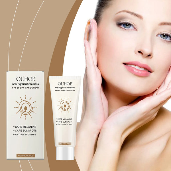 SPF50 Sunscreen Defensing Ultraviolet Reducing Pigmentation Even Tone Waterproof Whitening Anti Sunburn Facial Protective Cream