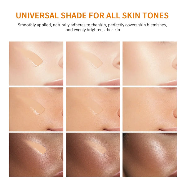 Vitamin C Sunscreen Foundation Vitamin E moisturizing whitening even skin tone delays aging and reduces skin fine lines