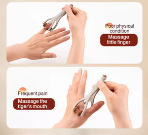 Wooden Finger Roller Massager Acupoint Relief Hand Joint Care Acupressure Massage Tool Hand Relaxation