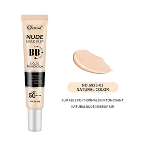 BB Cream SPF50 PA Plus Face Waterproof Foundation Long Lasting Brightening Primer Sunscreen Makeup Base Woman Makeup Cosmetics