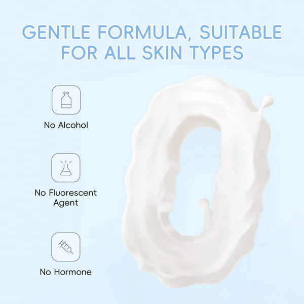 LAIKOU Milk Hand Cream Intensive Hydration Fast-Absorbing Smoothing Repair Dry Cracked Skin Vitamin C Enriched