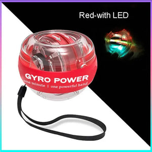 LED Gyroscopic Power Wrist Ball Self-starting Gyro Ball Gyroball Arm Hand Muscle Force Trainer Exercise Strengthener