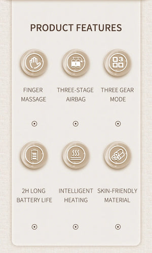 Professional Hand Massager Finger Wrist Palm Relaxation Device with Airbag Compression Kneading for Maximize Your Hand Comfort
