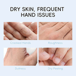 LAIKOU Milk Hand Cream Intensive Hydration Fast-Absorbing Smoothing Repair Dry Cracked Skin Vitamin C Enriched